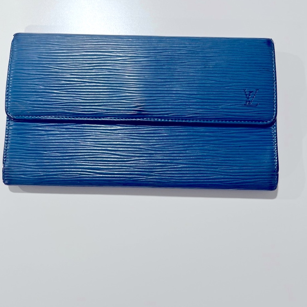 Louis Vuitton Epi Blue Wallet